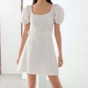 & other stories linen dress